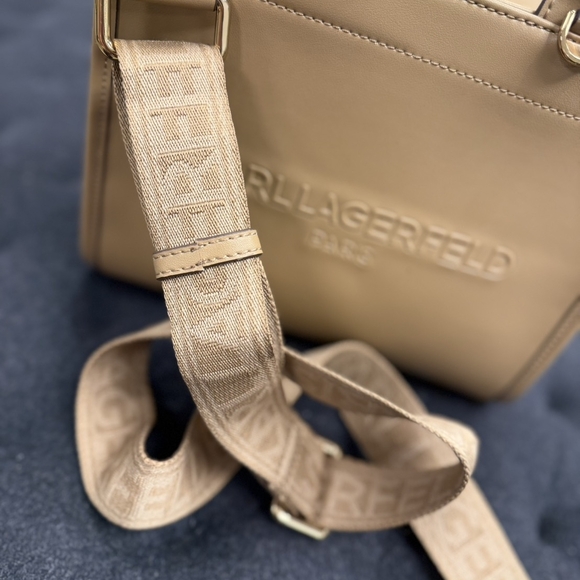 Karl Lagerfeld Camel Tote Bag - Picture 3 of 5